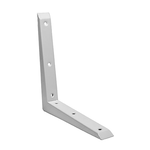 TIMCO Mitred Shelf Bracket White - 250 x 250mm - Image