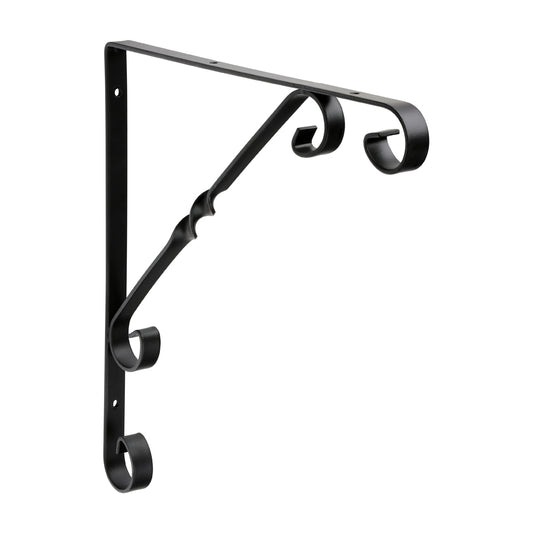 TIMCO Scroll Bracket - Black - 10 x 10" - Image