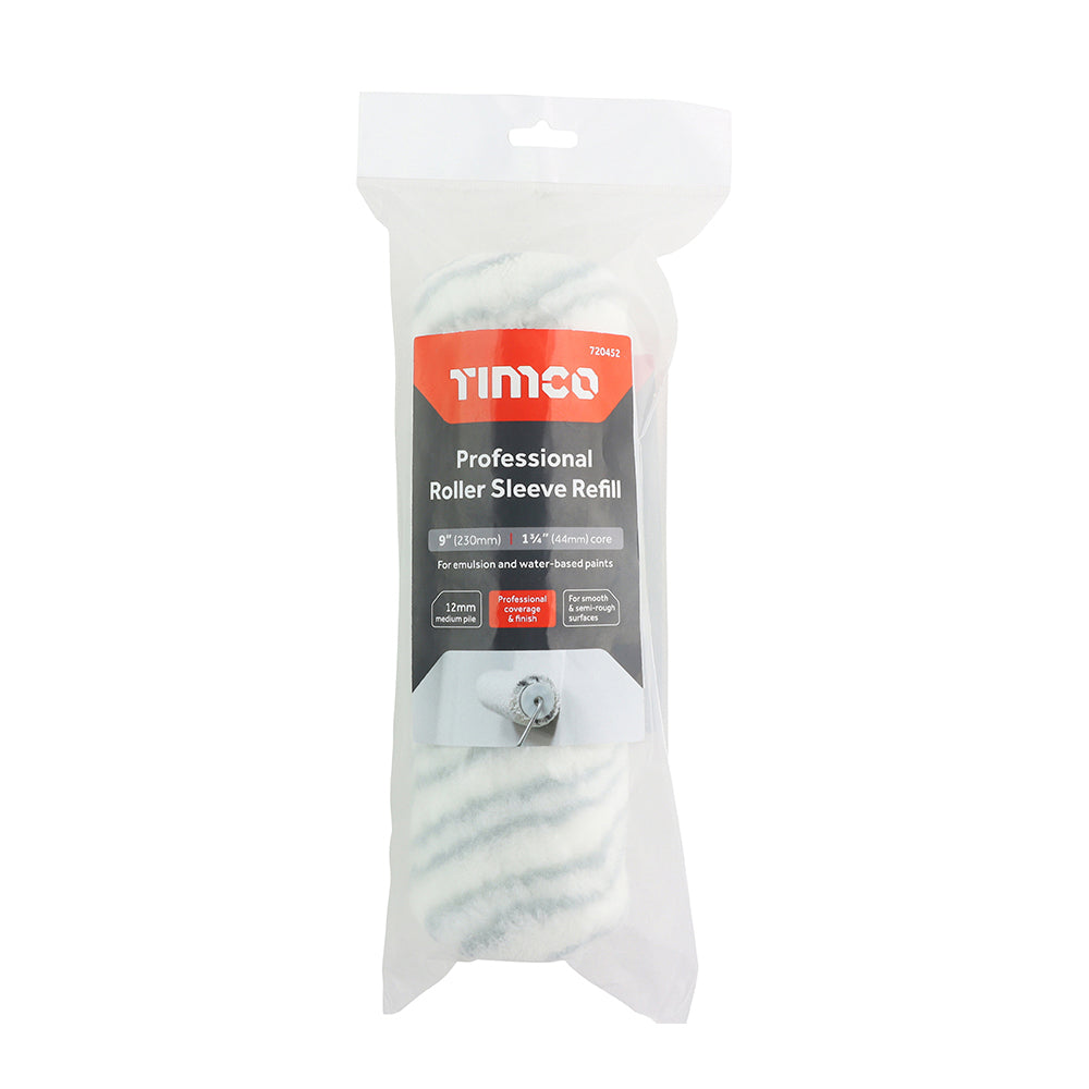 TIMCO Professional Roller Sleeve Refill - 9" Medium - Image