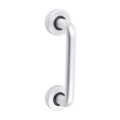 TIMCO D Shaped Pull Handle On Rose - Satin Anodised Aluminium - 152 x 19 - Image