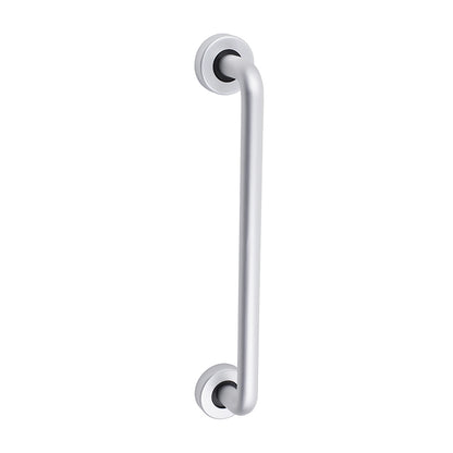 TIMCO D Shaped Pull Handle On Rose - Satin Anodised Aluminium - 305 x 19 - Image