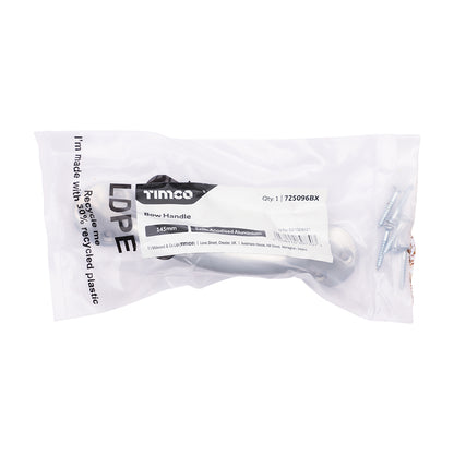 TIMCO Bow Handle - Satin Anodised Aluminium - 145mm - Image