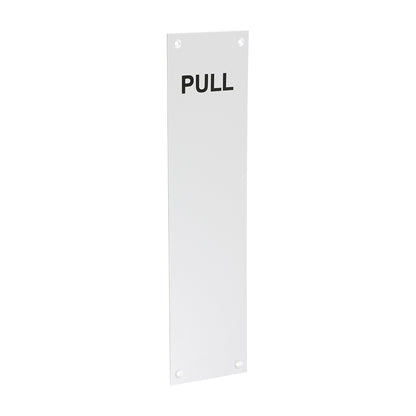 TIMCO Finger Plate PULL - Satin Anodised Aluminium - 305 x 76 - Image