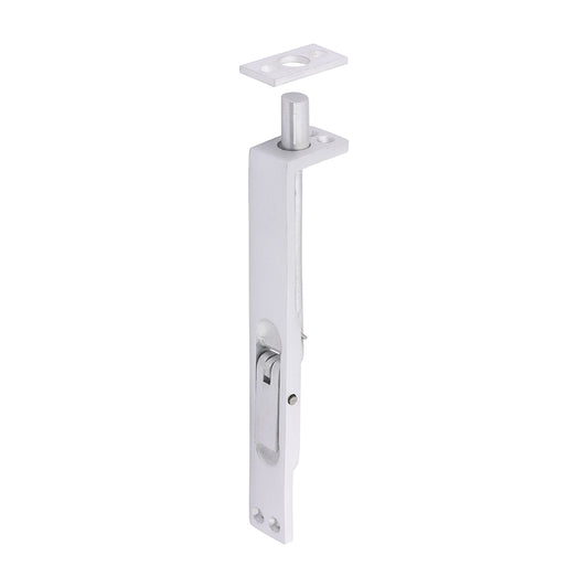 TIMCO Lever Action Flush Bolt - Satin Anodised Aluminium - 155 x 20 - Image