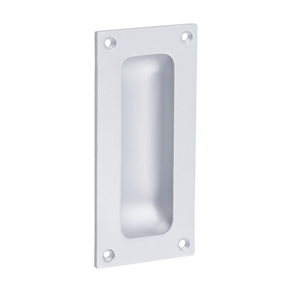 TIMCO Flush Pull - Satin Anodised Aluminium - 89mm - Image