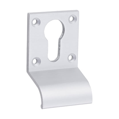 TIMCO Euro Profile Cylinder Door Pull - Satin Anodised Aluminium - 70 x 42 - Image