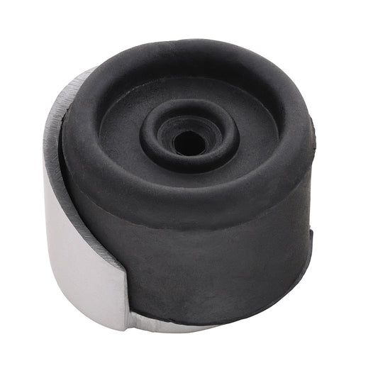 TIMCO Round Door Stop - Satin Anodised Aluminium - 38mm - Image