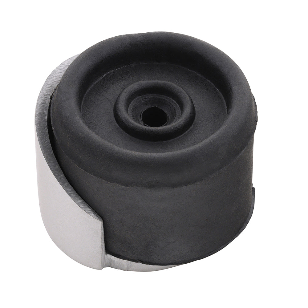 TIMCO Round Door Stop - Satin Anodised Aluminium - 38mm - Image