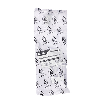 TIMCO Wedge Pattern Casement Fastener - Satin Anodised Aluminium - 100mm - Image