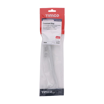 TIMCO Casement Stay - Satin Anodised Aluminium - 200mm - Image