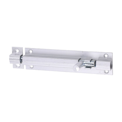TIMCO Straight Barrel Bolt - Satin Aluminium - 100 x 25 - Image
