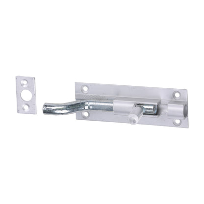 TIMCO Necked Barrel Bolt - Satin Anodised Aluminium - 75 x 25 - Image
