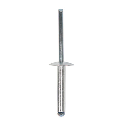 TIMCO Rivets Flange Head Aluminium - 4.8 x 12 - Image