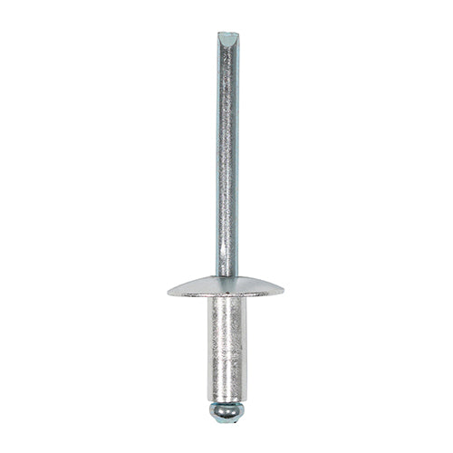 TIMCO Rivets Flange Head Aluminium - 4.8 x 12 - Image