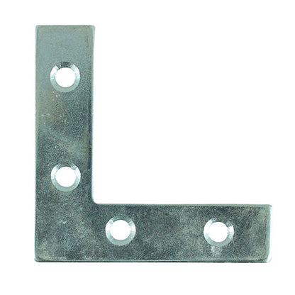 TIMCO Corner Plates Silver - 75 x 75 x 16 - Image