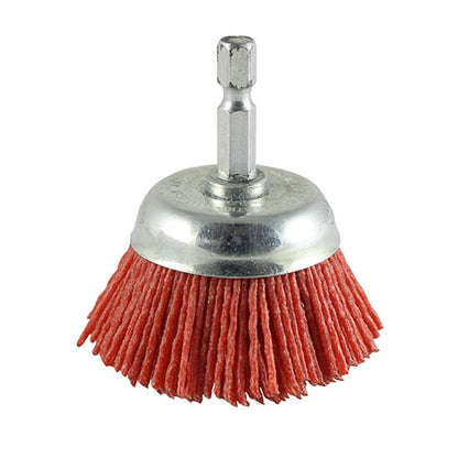 TIMCO Drill Cup Brush Nylon - 75mm - Image