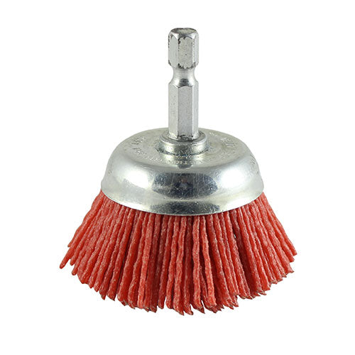 TIMCO Drill Cup Brush Nylon - 75mm - Image