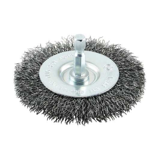 TIMCO Drill Wheel Brush Crimped Steel Wire - 75mm - Image