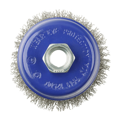 TIMCO Angle Grinder Cup Brush Crimped Stainless Steel - 75mm - Image