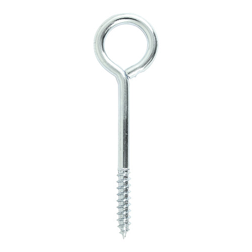 TIMCO Vine Eyes Silver - 75mm - Image