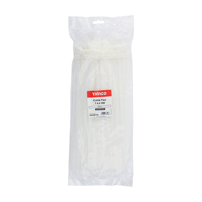 TIMCO Cable Ties Natural - 7.6 x 300 - Image