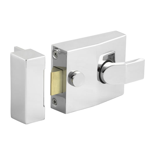 TIMCO Nightlatch - Chrome - 94 x 73mm - Image