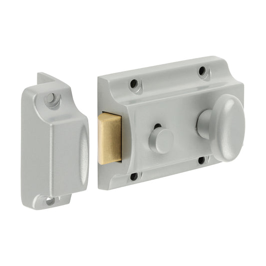 TIMCO Traditional Nightlatch - Silver - 91 x 62mm - Image