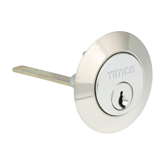 TIMCO Rim Cylinder - Chrome - 32mm - Image