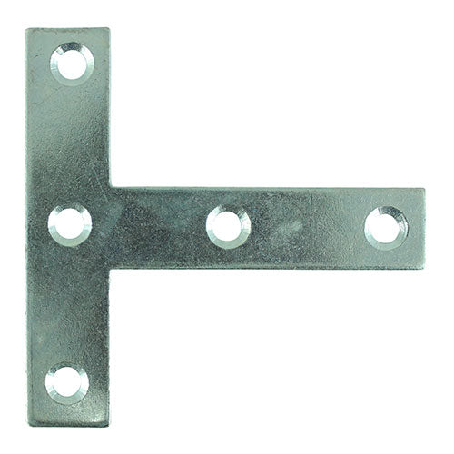 TIMCO Tee Plates Silver - 76 x 76 x 16 - Image