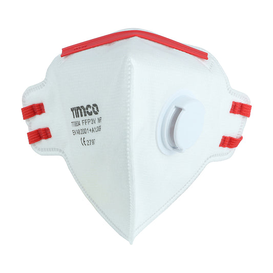 TIMCO FFP3 Fold Flat Valved Masks - One Size - Image