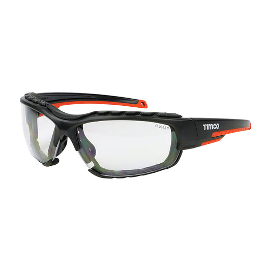 TIMCO Sport Style Safety Glasses Clear - One Size - Image