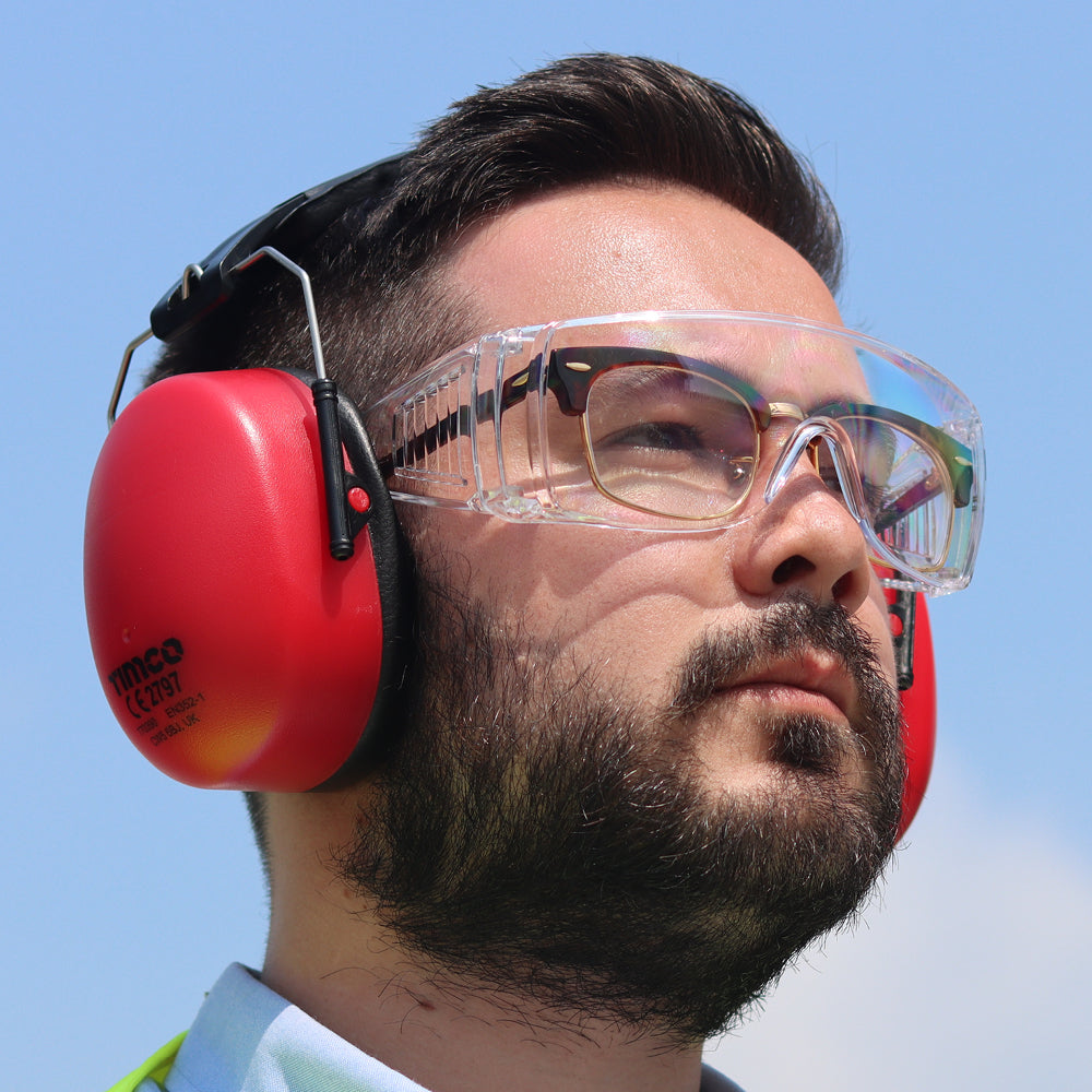 TIMCO Overspecs Safety Glasses Clear - One Size - Image