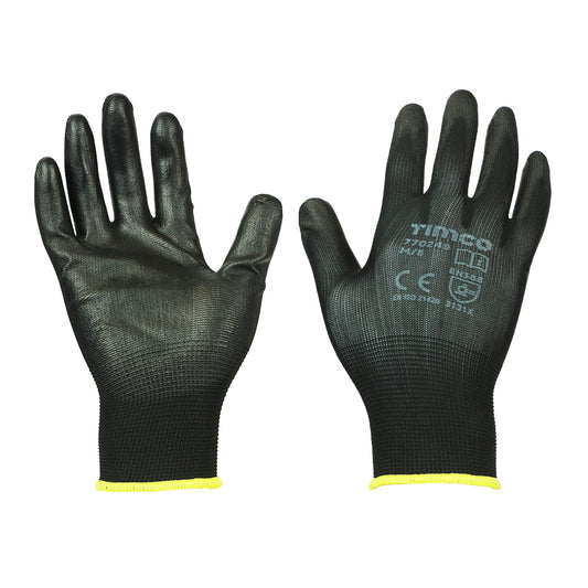 TIMCO Durable Grip PU Coated Polyester Gloves - Medium - Image