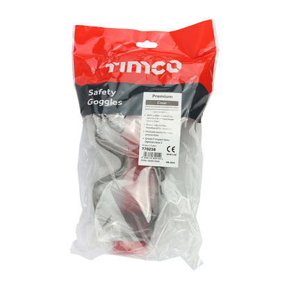 TIMCO Premium Safety Goggles - Clear - Image