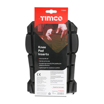 TIMCO High Density Knee Pad Inserts. Pair - Image