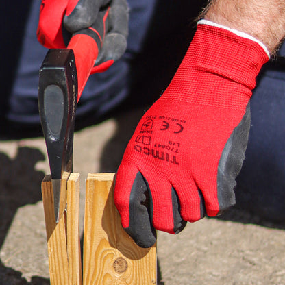 TIMCO Toughlight Grip Sandy Latex Coated Polyester Gloves - X Large - Image