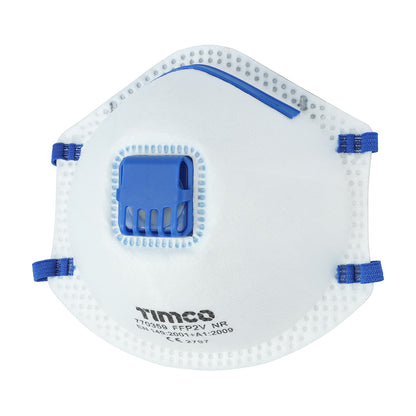 TIMCO FFP2 Moulded Valved Masks - One Size - Image