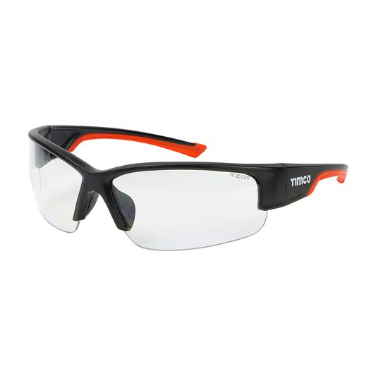 TIMCO Premium Safety Glasses Clear - One Size - Image