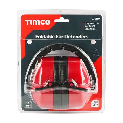 TIMCO Foldable Ear Defenders - One Size - Image