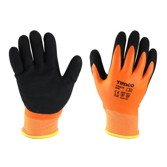 TIMCO Aqua Thermal Grip Glove - Sandy Latex Coated Polyester - Medium - Image