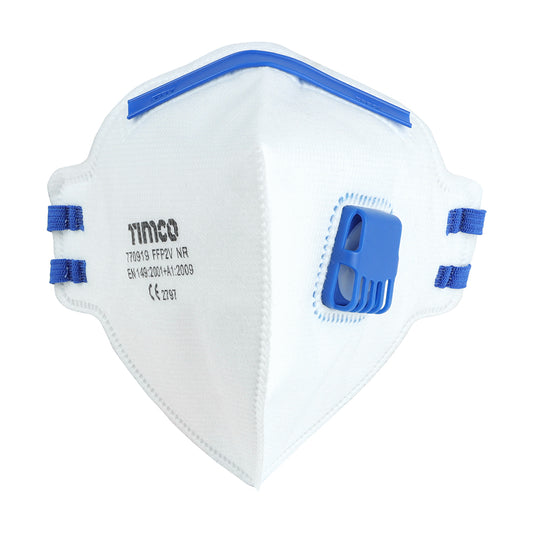TIMCO FFP2 Fold Flat Valved Masks - One Size - Image