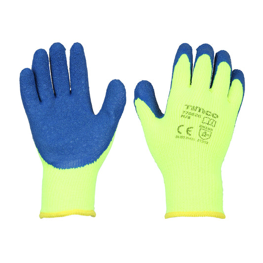 TIMCO Warm Grip Crinkle Latex Coated Polyester Gloves - Medium - Image