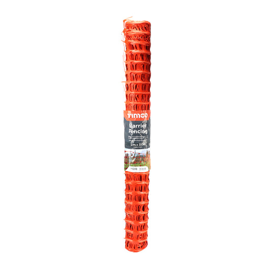 TIMCO Barrier Fencing Orange - 1m x 50m - Image