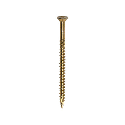TIMCO C2 Clamp-Fix Multi-Purpose Premium Countersunk Gold Woodscrews - 8.0 x 120 - Image