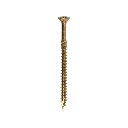 TIMCO C2 Clamp-Fix Multi-Purpose Premium Countersunk Gold Woodscrews - 8.0 x 120 - Image