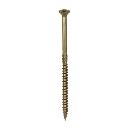 TIMCO C2 Clamp-Fix Multi-Purpose Premium Countersunk Gold Woodscrews - 8.0 x 150 - Image