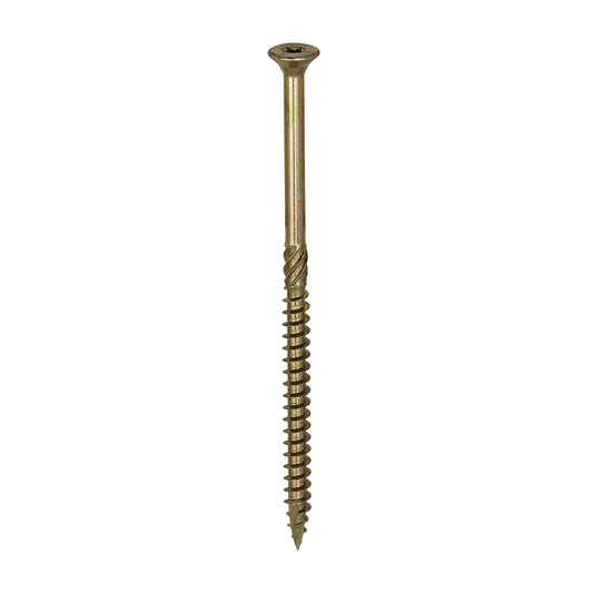 TIMCO C2 Clamp-Fix Multi-Purpose Premium Countersunk Gold Woodscrews - 8.0 x 150 - Image