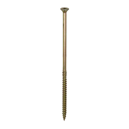 TIMCO C2 Clamp-Fix Multi-Purpose Premium Countersunk Gold Woodscrews - 8.0 x 200 - Image