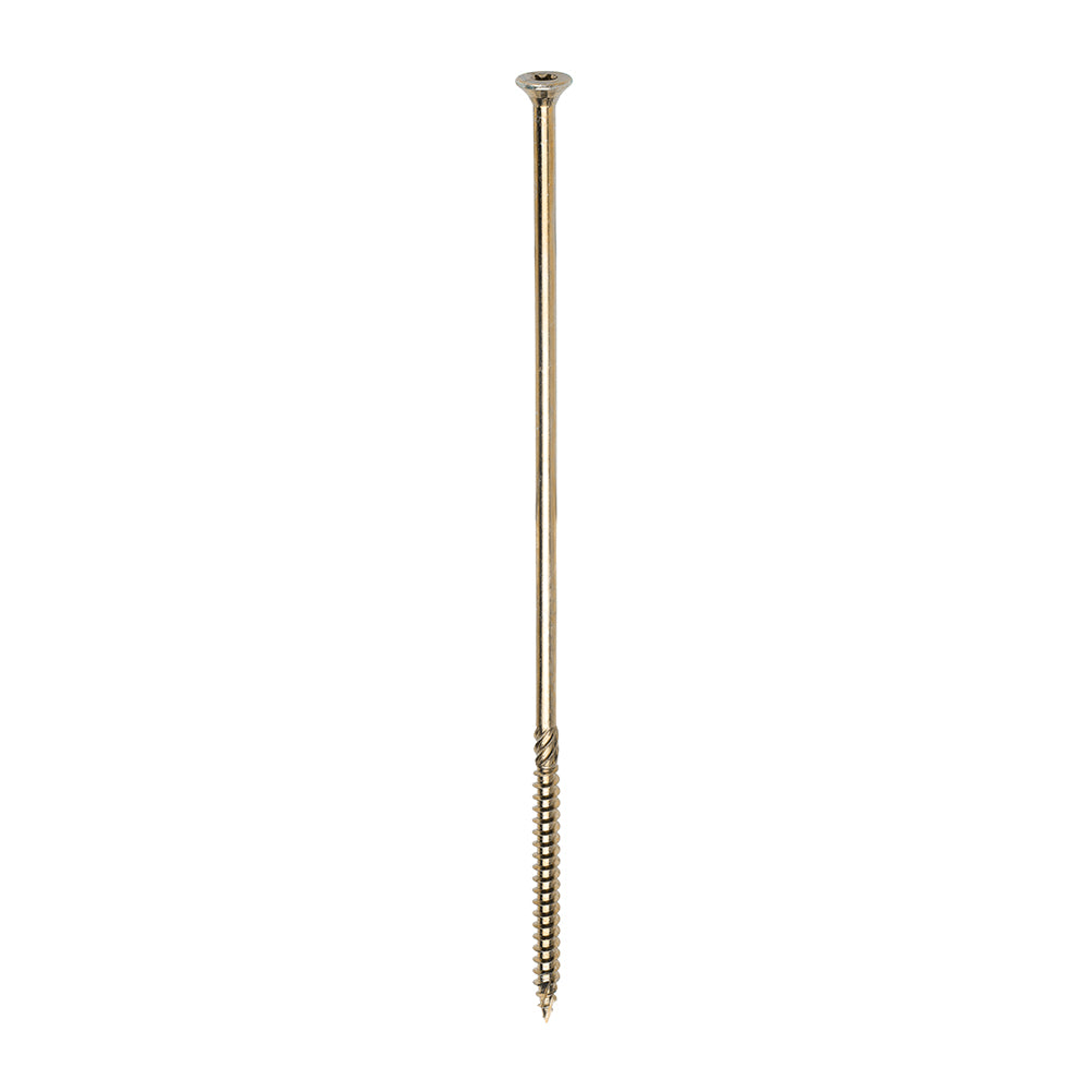 TIMCO C2 Clamp-Fix Multi-Purpose Premium Countersunk Gold Woodscrews - 8.0 x 275 - Image