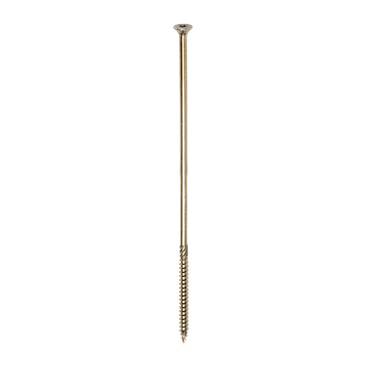 TIMCO C2 Clamp-Fix Multi-Purpose Premium Countersunk Gold Woodscrews - 8.0 x 275 - Image